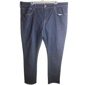 American Eagle Outfitters Mens Dark Wash Straight Fit Flex Jeans Size 42x31